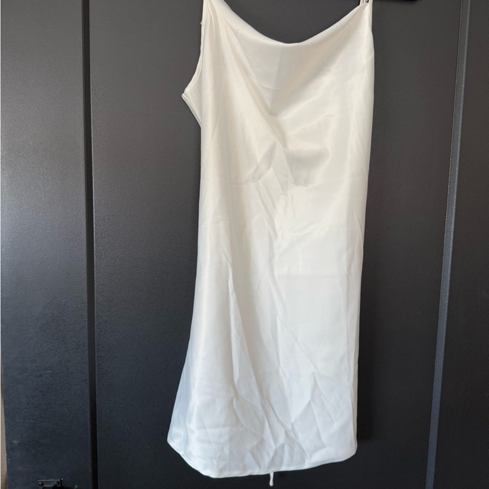 Cider White Slip Dress